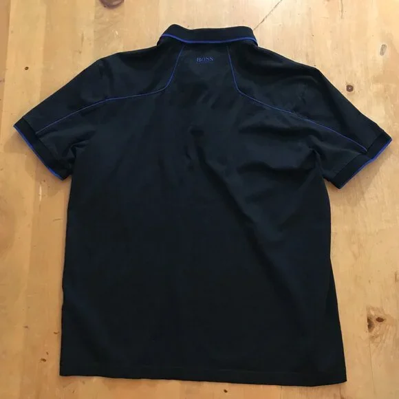Hugo Boss Paddy 4 Modern Fit Polo – Large – Black – 100% Authentic - Picture 3 of 8